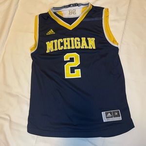 Adidas Michigan youth basketball jersey! Like new!